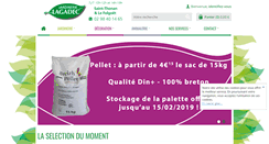 Desktop Screenshot of jardinerie-lagadec.com