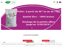 Tablet Screenshot of jardinerie-lagadec.com